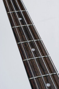 bass guitar fretboard