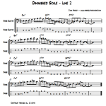 diminished scale line 2 john marley bass guitar course jazz soloing lesson part 3